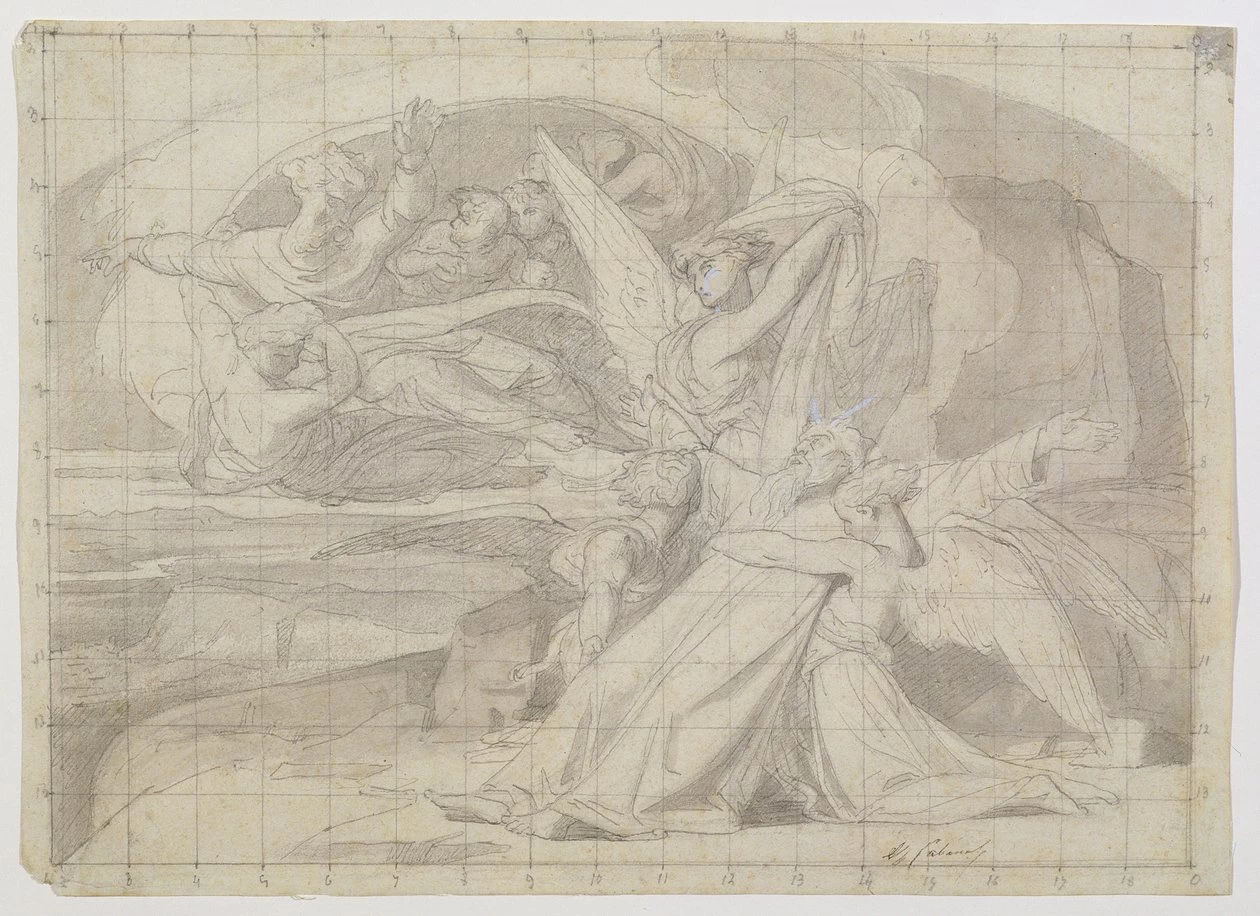 Studio per La morte di Mosè